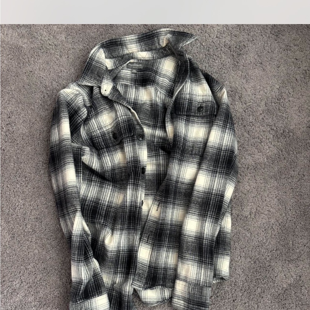 Signature Black and White Checkered Shirt